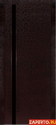 межкомнатные двери  Дариано Рондо 2 чёрный триплекс карколет бордо