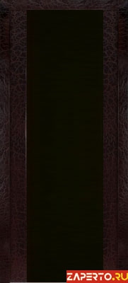 межкомнатные двери  Дариано Рондо 3 чёрный триплекс карколет бордо