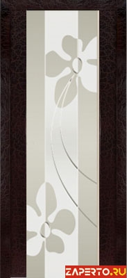 межкомнатные двери  Дариано Рондо 3 белый гравировка с матированием Лето-2 карколет бордо