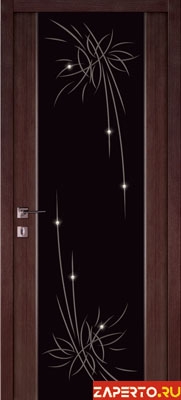межкомнатные двери  Дариано Рондо 3 гравировка Феерия-1 венге