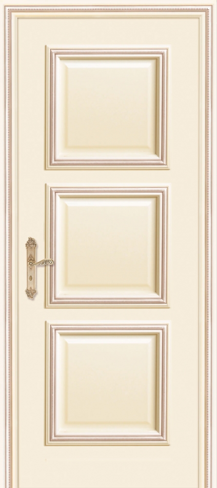 межкомнатные двери  Дариано Корфу эмаль белая патина браун