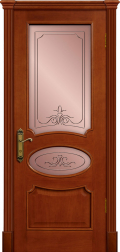 межкомнатные двери  Дариано Оливия гравировки Лоренсо бронза черешня