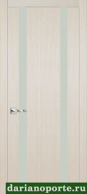 межкомнатные двери  Дариано Рондо 4 белый триплекс лате