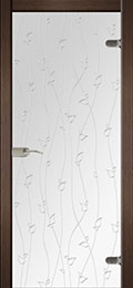 	стеклянные двери 	Дариано Адажио-1 контур