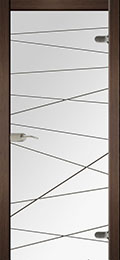 	стеклянные двери 	Дариано Z Сити-1 гравировка