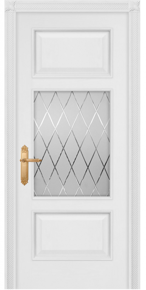 межкомнатные двери  Дариано Элегант-О 1 гравировка Англия эмаль
