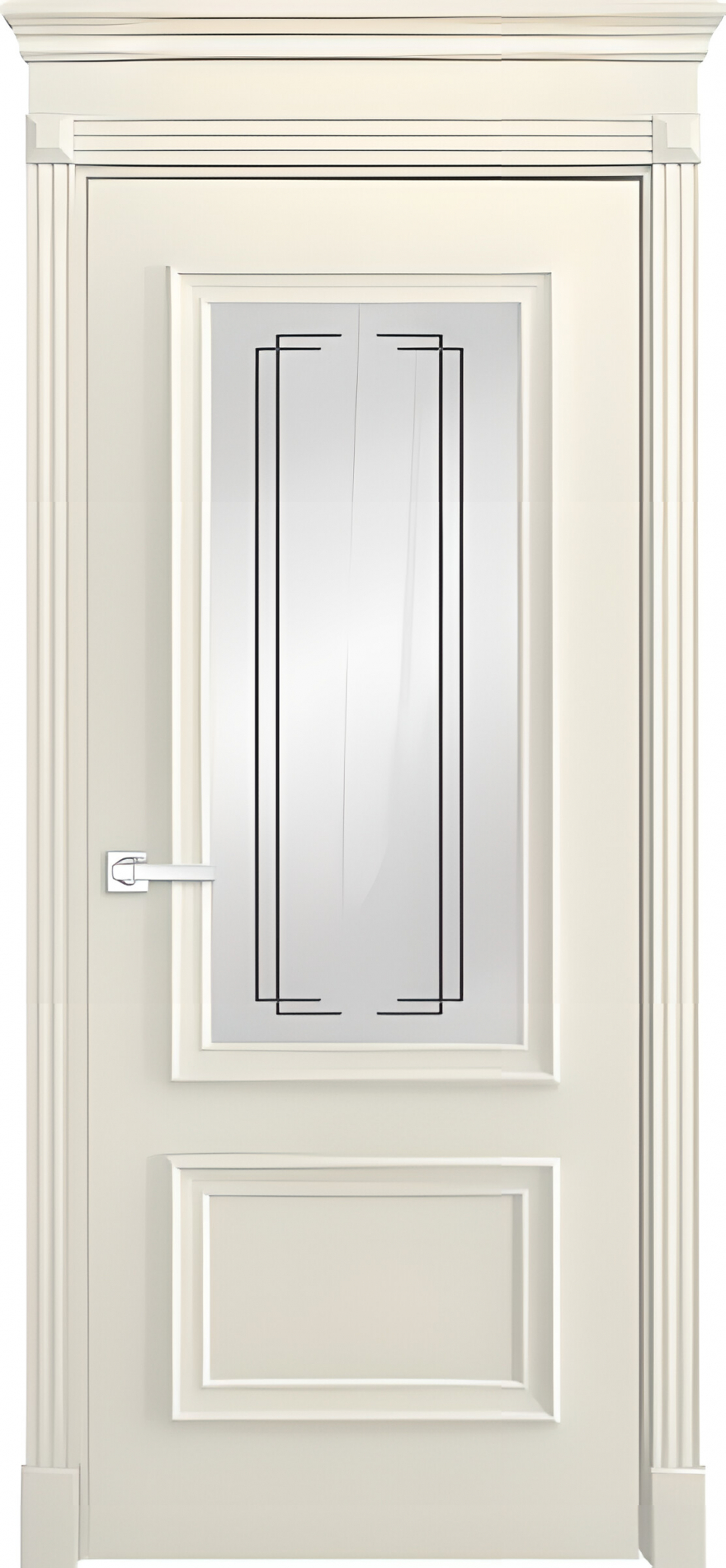 межкомнатные двери  Дариано Виченца-2 гравировка Турин эмаль