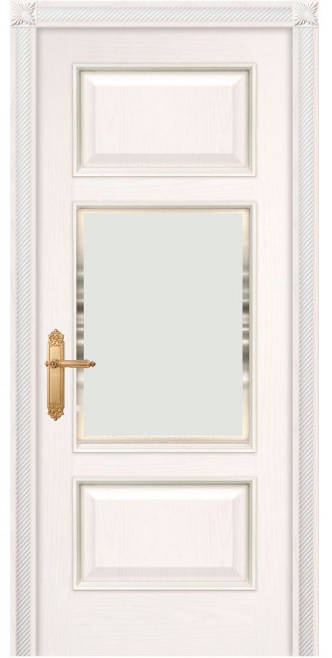 межкомнатные двери  Дариано Элегант 1 с фацетом ясень