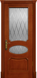 межкомнатные двери  Дариано Оливия гравировки Англия черешня