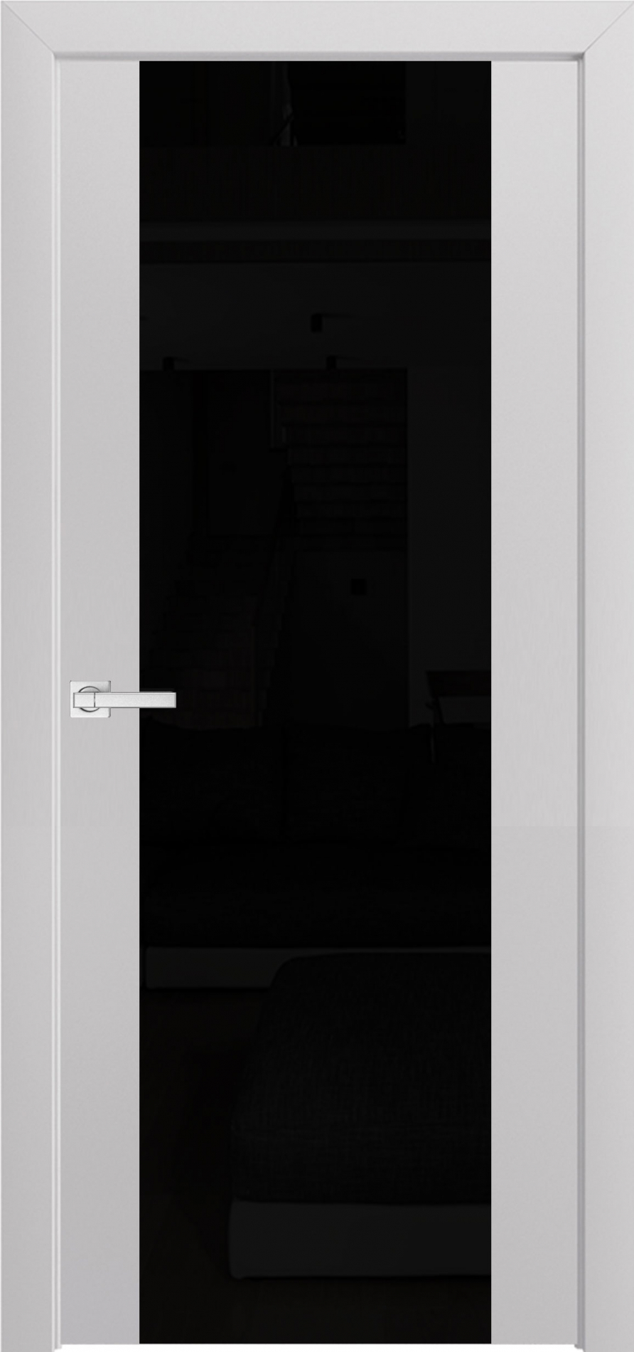 межкомнатные двери  Дариано Вита-3 чёрное эмаль