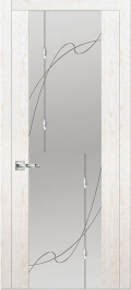 межкомнатные двери  Дариано Рондо-3 гравировка Сигма-1 экошпон