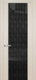 межкомнатные двери  Дариано Рондо-3 декор с гравировкой Каскад-2 экошпон
