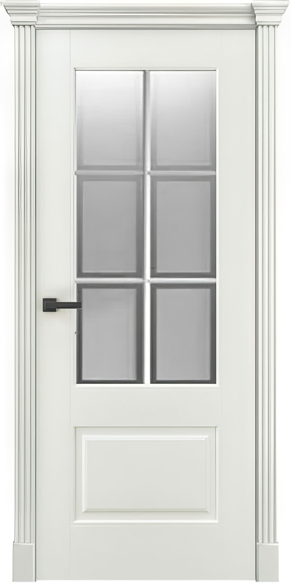 межкомнатные двери  Дариано Корнелия 2 с решёткой Фацет эмаль