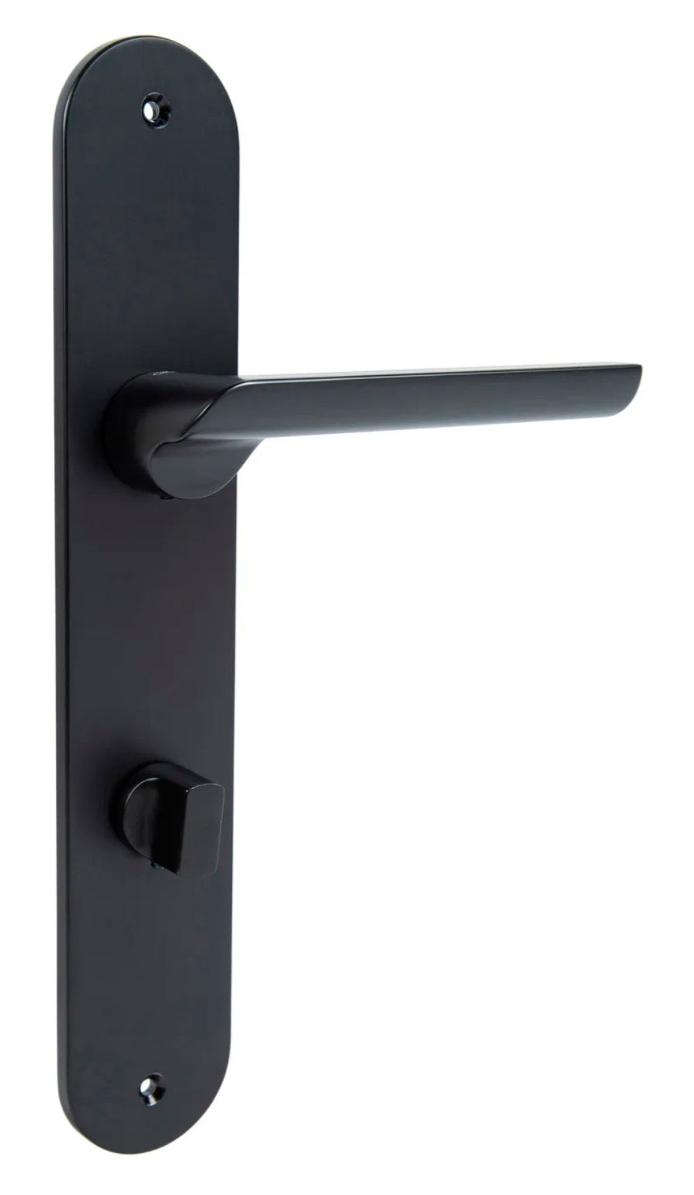 дверные ручки  Porta di Parma Punto (PDP) на планке чёрная