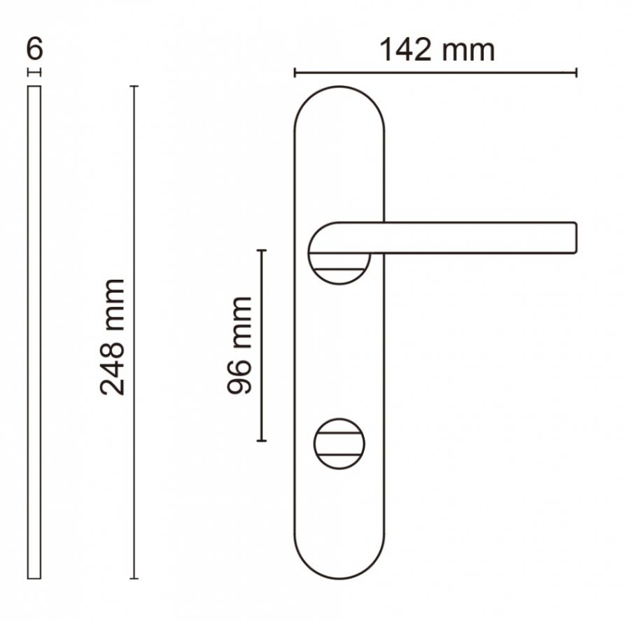 Punto (PDP) на планке чёрная