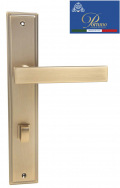 	дверные ручки 	Porta di Parma Star (PDP) на планке матовый кофе