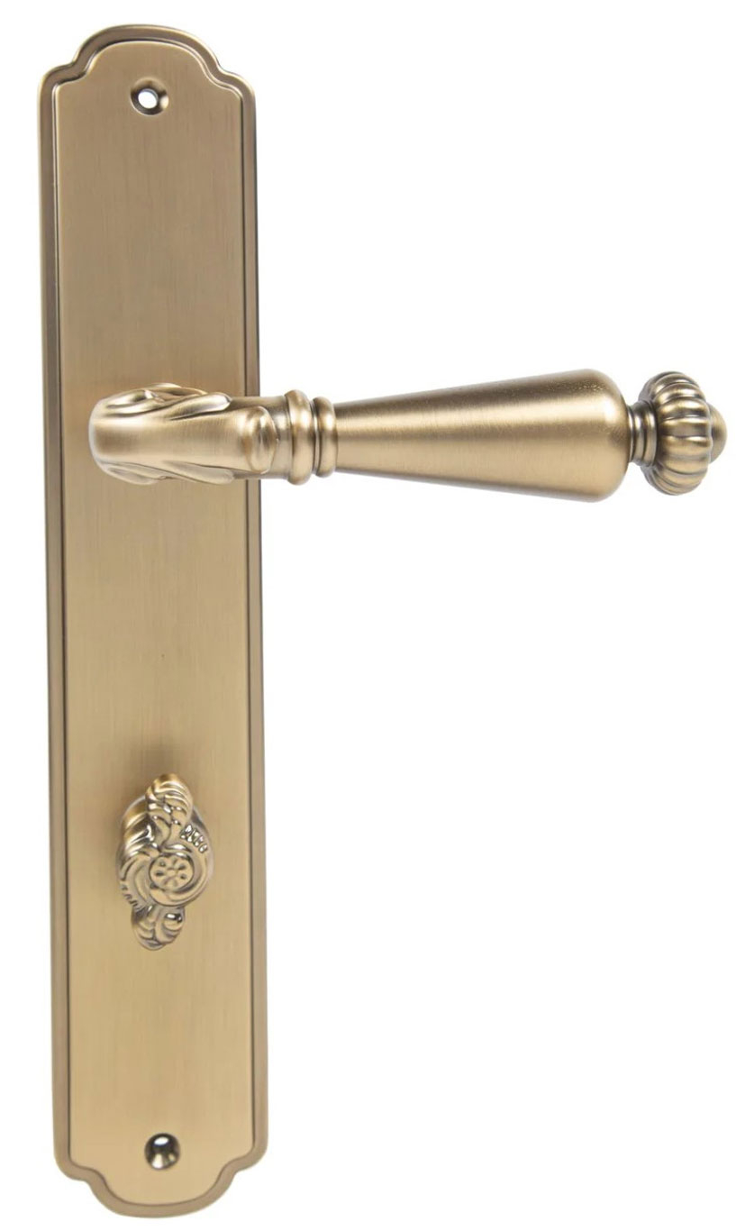 дверные ручки  Porta di Parma Ninfa (PDP) на планке матовое кофе