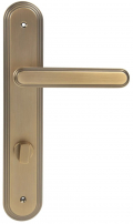 	дверные ручки 	Porta di Parma Chic (PDP) на планке матовый кофе
