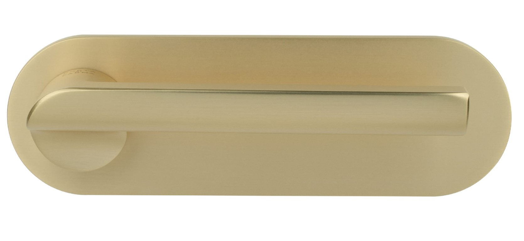 дверные ручки  Porta di Parma Punto на широкой планке матовое золото